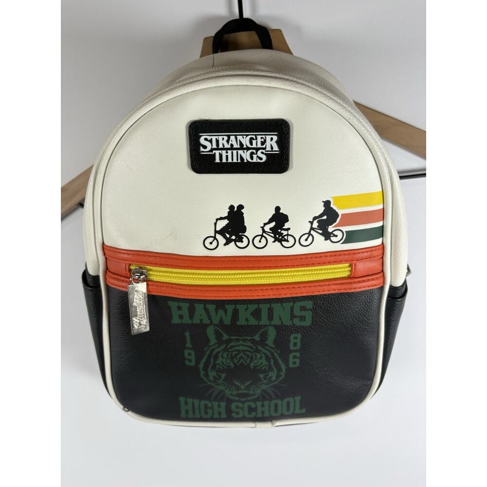 Stranger Things Hawkins High School Netflix Adult Mini Backpack. 9x10 Bag